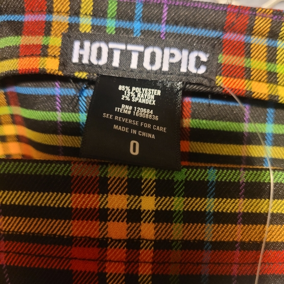 Hot Topic Pride Rainbow Overalls Size 0 or xl - Picture 3 of 4